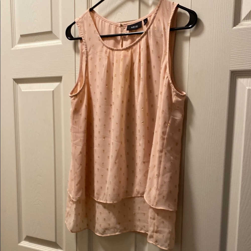Apt. 9 Pink Tiered Blouse